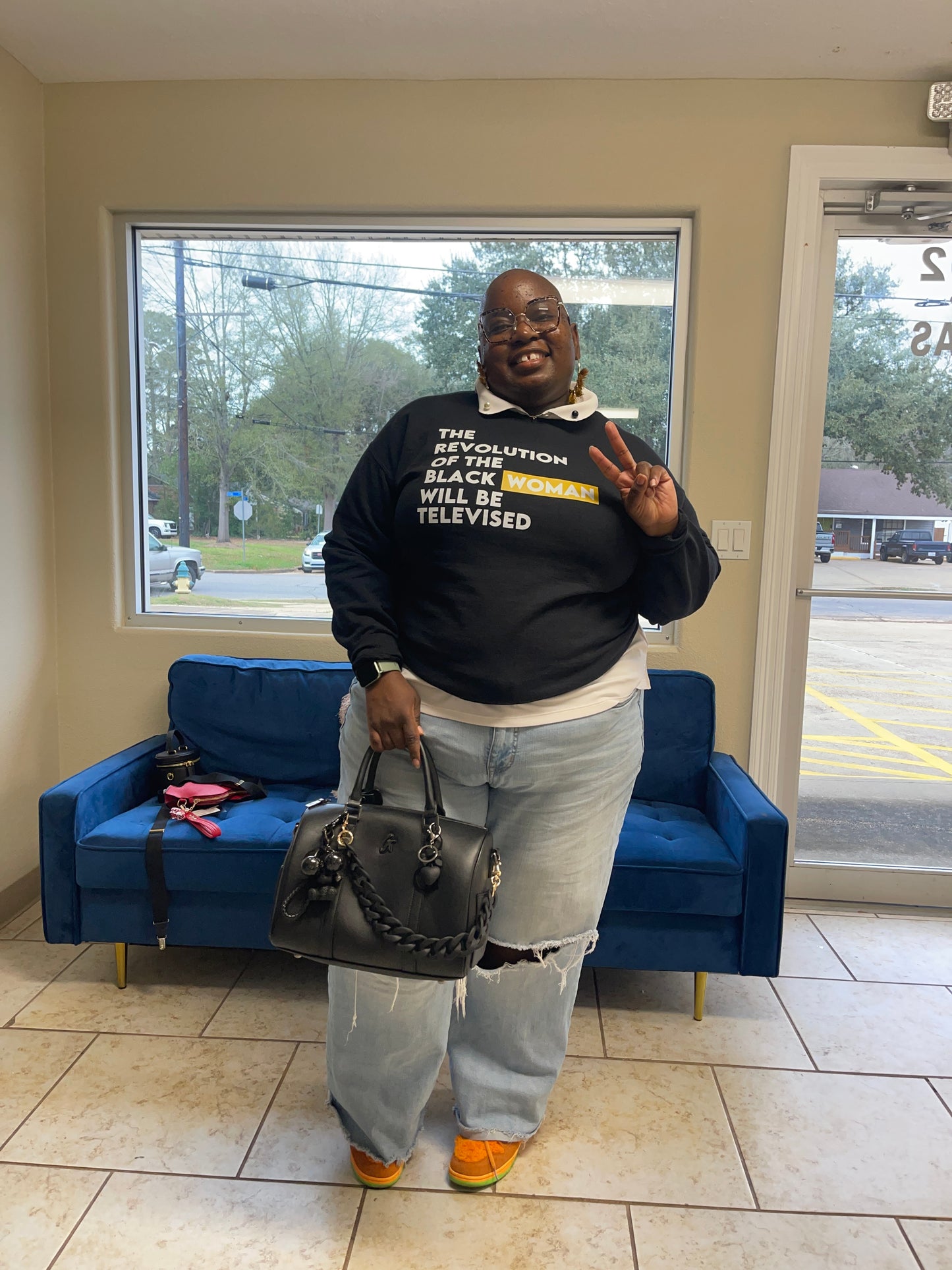 The Revolution of the Black Woman will be Televised (Crewneck Sweater)