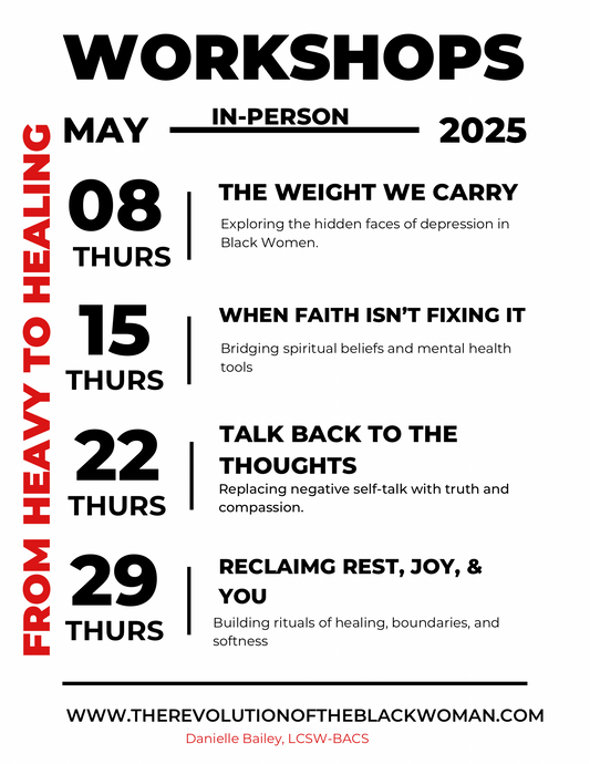 TALK BACK TO THE THOUGHTS-IN PERSON  (5/22/2025)