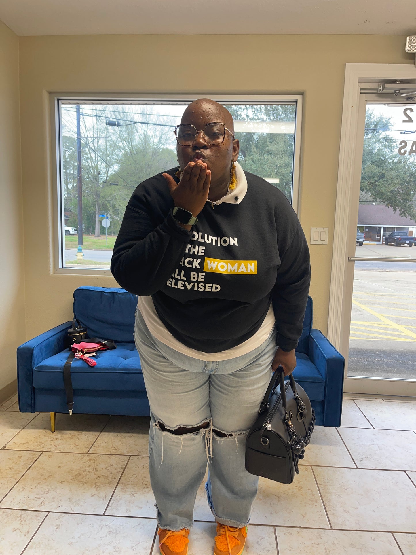 The Revolution of the Black Woman will be Televised (Crewneck Sweater)