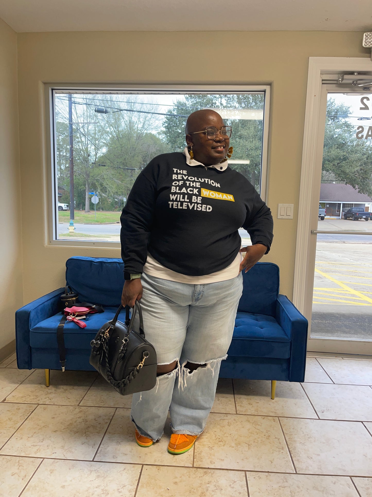 The Revolution of the Black Woman will be Televised (Crewneck Sweater)